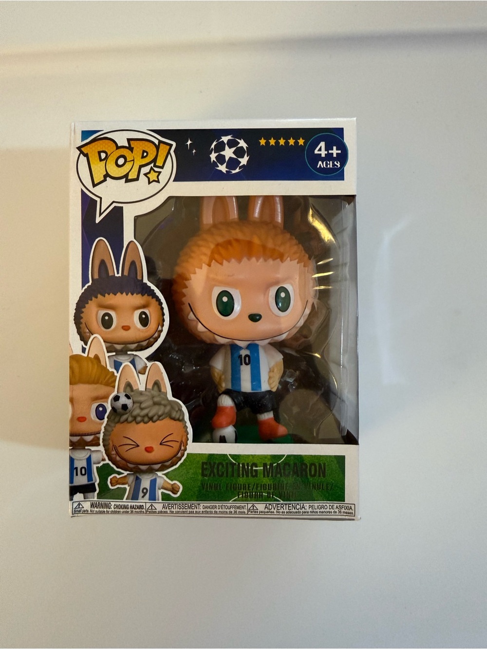 Funko Exciting Macaron Soccer Figure – Orange, White & Blue